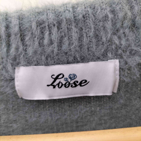 ルース Loose ボリュームスリーブ オーバーシャギーニット メンズ JPN:L