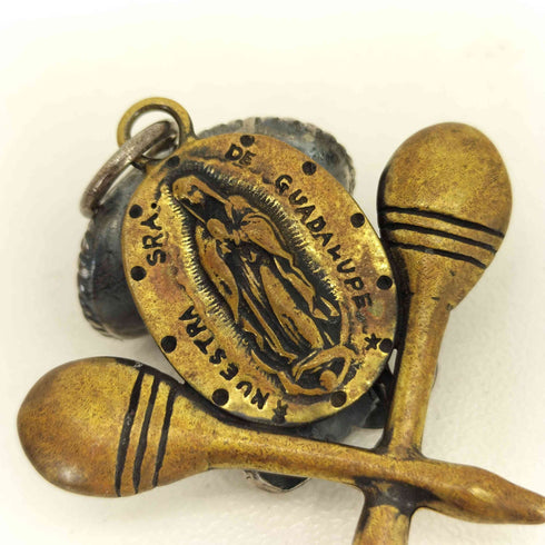 ギャングスタビル GANGSTERVILLE SOMBRERO SKULL ソンブレロ スカル ネックレストップ ペンダント メンズ