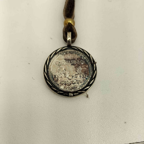 グラッドハンド GLADHAND Medal Charm 10th ANNIVERSARY STERLING刻印 メダルチャーム ネックレス メンズ