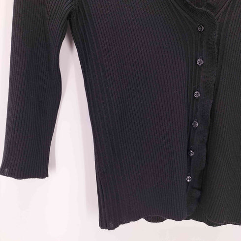 ニジュウサンク 23区 リブニット カーディガン レディース JPN:38