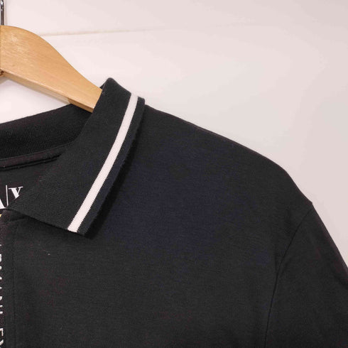 アルマーニエクスチェンジ ARMANI EXCHANGE ハーフジップ S/S ポロシャツ メンズ import:XL