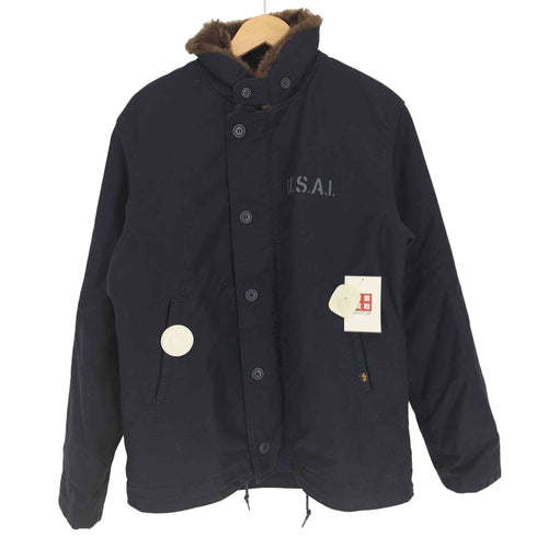 アルファインダストリーズ ALPHA INDUSTRIES N-1 デッキ ジャケット フライト ジャケット メンズ import:L