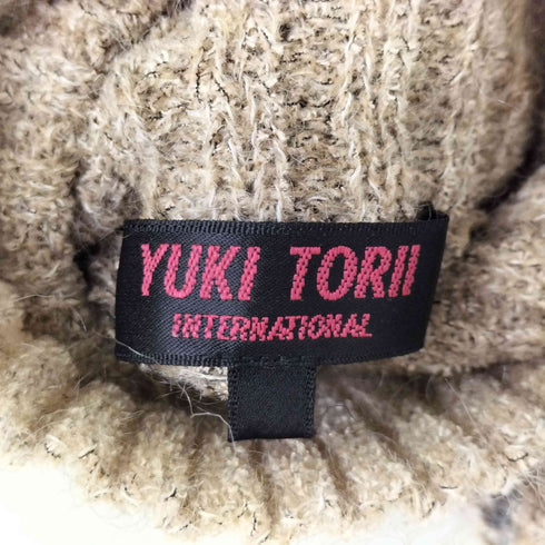 ユキトリイ YUKI TORII モヘヤ混 ハイネックウールニット レディース JPN:40