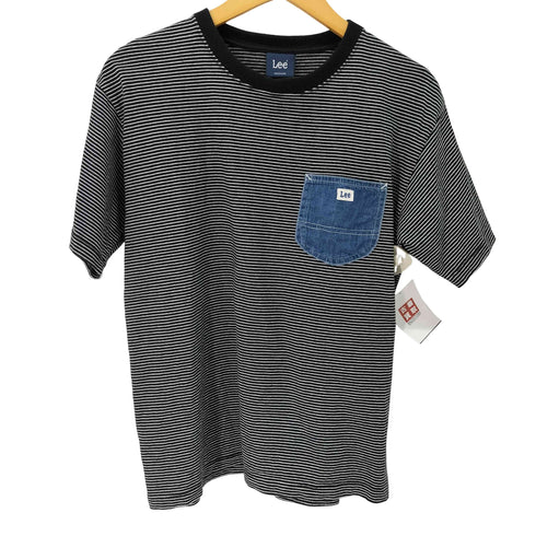 リー Lee デニムポケット コットンボーダー半袖Tシャツ メンズ JPN:M