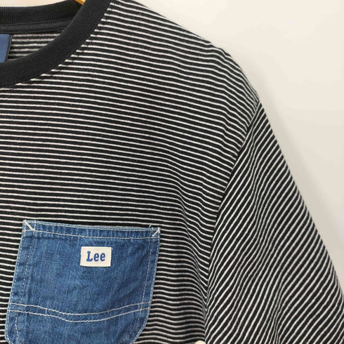 リー Lee デニムポケット コットンボーダー半袖Tシャツ メンズ JPN:M