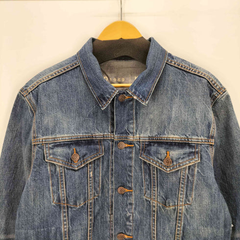 ギャップ Gap リメイク加工 バンドプリント HERITAGE JACKET メンズ JPN:M