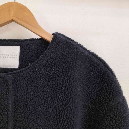 マッキントッシュフィロソフィー MACKINTOSH PHILOSOPHY ノーカラー ボアコート レディース 36