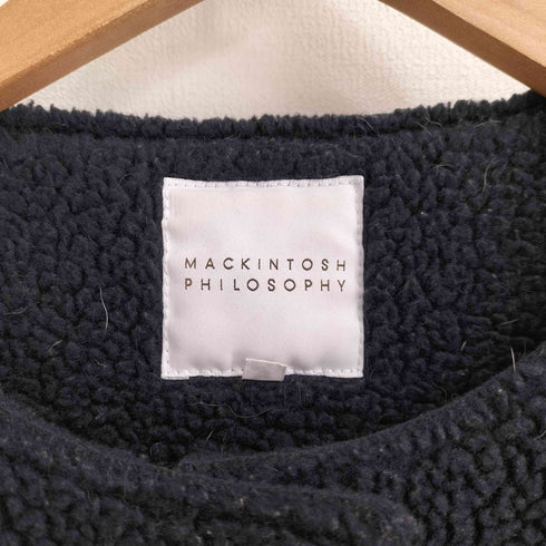 マッキントッシュフィロソフィー MACKINTOSH PHILOSOPHY ノーカラー ボアコート レディース  36