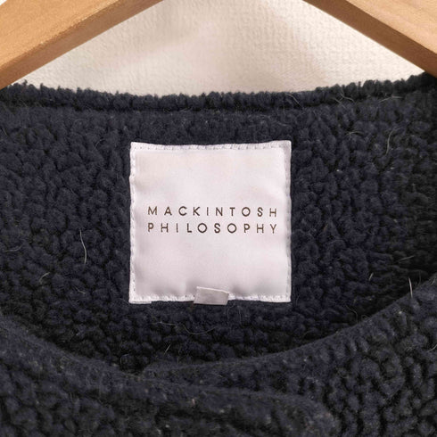 マッキントッシュフィロソフィー MACKINTOSH PHILOSOPHY ノーカラー ボアコート レディース 36