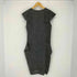 ヒロココシノ HIROKO KOSHINO フリルカラー ノースリーブVワンピース レディース JPN:38