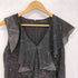 ヒロココシノ HIROKO KOSHINO フリルカラー ノースリーブVワンピース レディース JPN:38