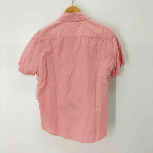 トミーヒルフィガー TOMMY HILFIGER CLASSIC FIT 刺繍ロゴ 半袖シャツ メンズ import:L