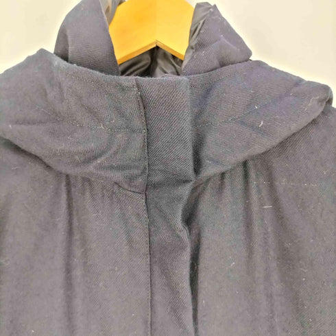 ポールスミス Paul Smith 切り替え ウール フーデッド ダウンコート レディース JPN:42