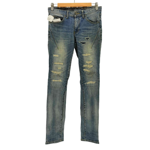 N NUMBER ダメージ加工スキニーデニム メンズ JPN:S