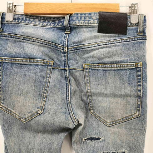 N NUMBER ダメージ加工スキニーデニム メンズ JPN:S