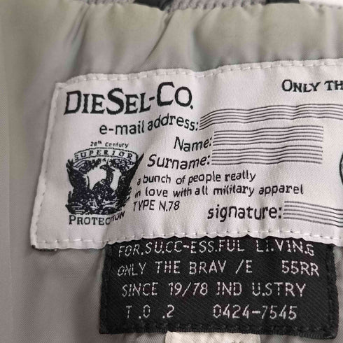 ディーゼル DIESEL パイピング パテッドジャケット メンズ import:M