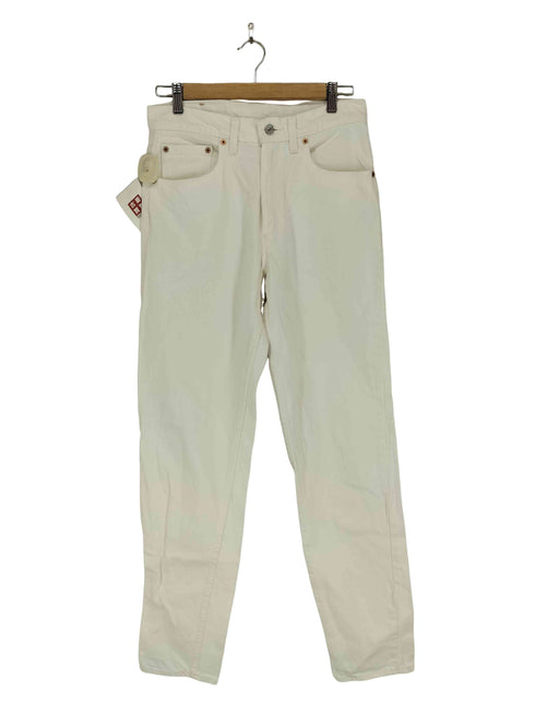 リーバイス Levis 90s ボタン裏513 スモールe 550 テーパードホワイトデニムパンツ メンズ