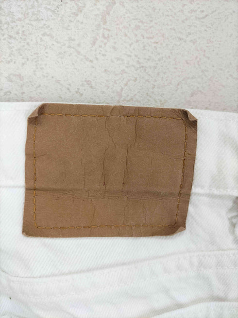 リーバイス Levis 90s ボタン裏513 スモールe 550 テーパードホワイトデニムパンツ メンズ