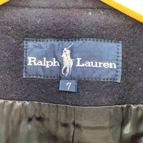 ラルフローレン RALPH LAUREN 80-90S ウール ロング チェスター コート レディース 7