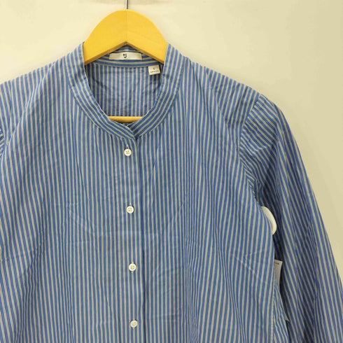 ユニクロプラスジェイ UNIQLO+J スーピマコットンストライプシャツジャケット レディース JPN:S
