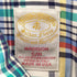 ブルックスブラザーズ BROOKS BROTHERS USA製 MADISON マチ付き ボタンダウン 長袖 マドラスチェック シャツ メンズ S/R