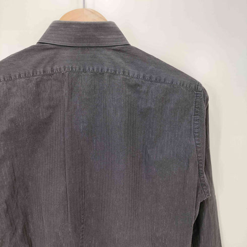 ブラックバレットバイニールバレット BLACKBARRETT by neil barrett ストライプ 長袖シャツ メンズ JPN:1