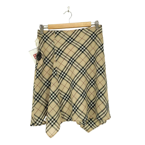 バーバリーブルーレーベル BURBERRY BLUE LABEL ノバチェックミニスカート レディース 38