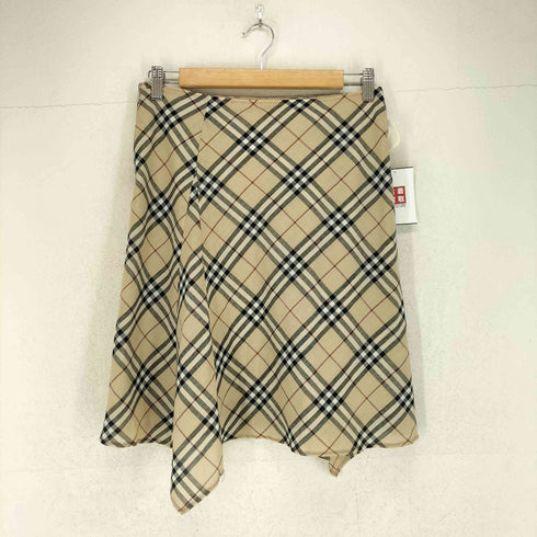 バーバリーブルーレーベル BURBERRY BLUE LABEL ノバチェックミニスカート レディース 38