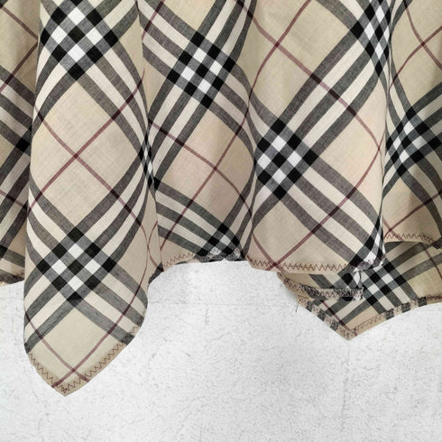バーバリーブルーレーベル BURBERRY BLUE LABEL ノバチェックミニスカート レディース 38