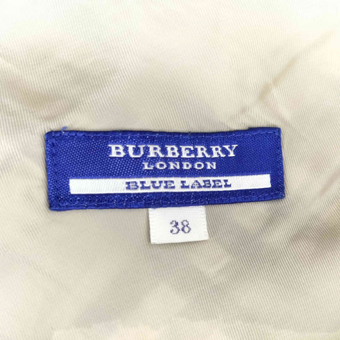 バーバリーブルーレーベル BURBERRY BLUE LABEL ノバチェックミニスカート レディース 38
