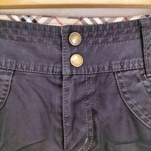 バーバリーブルーレーベル BURBERRY BLUE LABEL ノバチェック切替カーゴショートパンツ レディース 36
