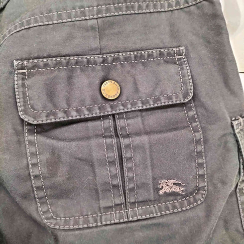 バーバリーブルーレーベル BURBERRY BLUE LABEL ノバチェック切替カーゴショートパンツ レディース 36