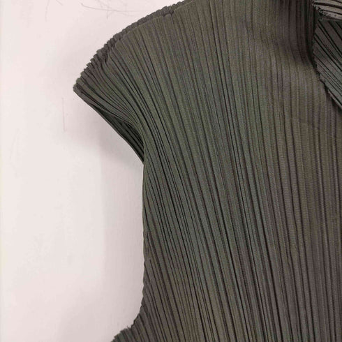 プリーツプリーズイッセイミヤケ PLEATS PLEASE ISSEY MIYAKE 変形 プリーツノースリーブワンピース レディース JPN:3