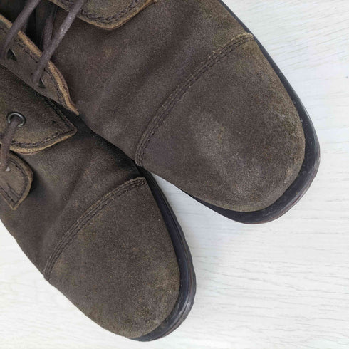 バナナリパブリック BANANA REPUBLIC サイドジップ ベルテッド スエードレースアップブーツ メンズ JPN:25