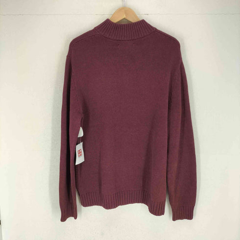 チャップス CHAPS ボトルネックハーフボタンニットコットンセーター メンズ  L