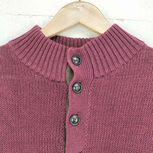 チャップス CHAPS ボトルネックハーフボタンニットコットンセーター メンズ  L