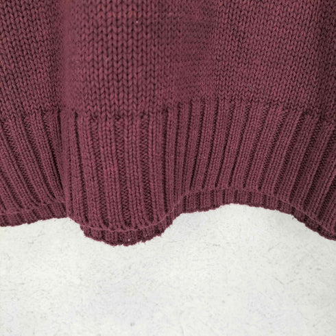 チャップス CHAPS ボトルネックハーフボタンニットコットンセーター メンズ  L