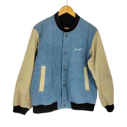 サタデーズニューヨークシティ Saturdays NYC WELSH DENIM VARSITY JACKET メンズ import:S