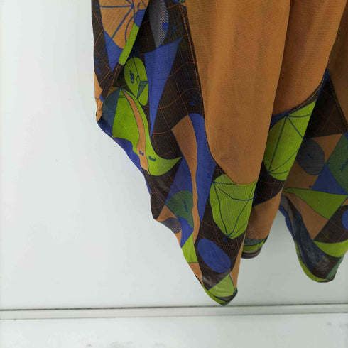 プリーツプリーズイッセイミヤケ PLEATS PLEASE ISSEY MIYAKE 図形 数式 幾何学模様 逆ハート シアーワンピース レディース JPN:3
