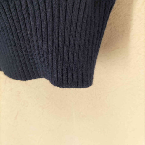 トミーヒルフィガー TOMMY HILFIGER ハーフジップボトルネックコットンニット メンズ L
