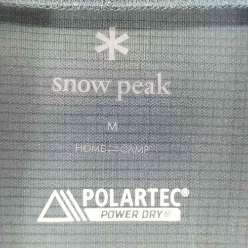 スノーピーク Snow Peak PE POWER DRY HALF ZIP PULLOVER メンズ JPN:M