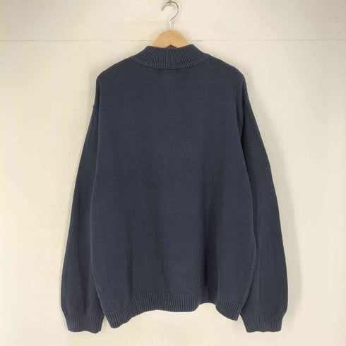 チャップス CHAPS ロゴ刺繍 2トーンコットンハーフジップ  メンズ import:XXL