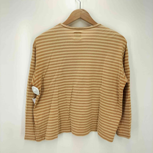 ハイスポーティングギア HAI SPORTING GEAR 80s-90s フロントロゴ ボーダー 長袖tシャツ レディース JPN:M