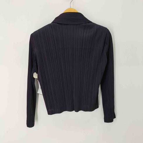 プリーツプリーズイッセイミヤケ PLEATS PLEASE ISSEY MIYAKE プリーツ開襟カーディガン レディース JPN:4