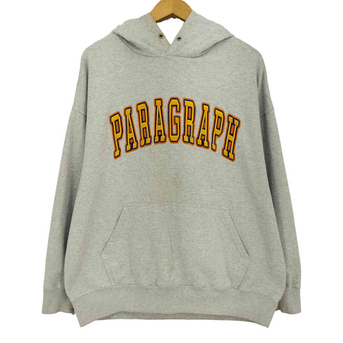 パラグラフ PARAGRAPH カレッジロゴ刺繍 プルオーバーパーカー メンズ JPN:3