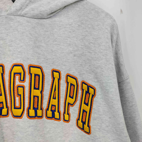 パラグラフ PARAGRAPH カレッジロゴ刺繍 プルオーバーパーカー メンズ JPN:3