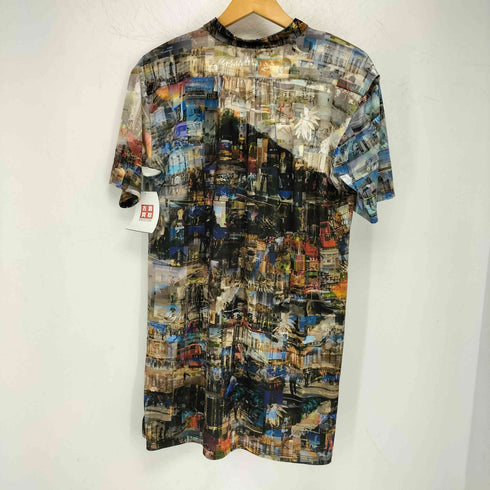 ECCENTRICA イタリア製 転写 ストレッチシャツ レディース
