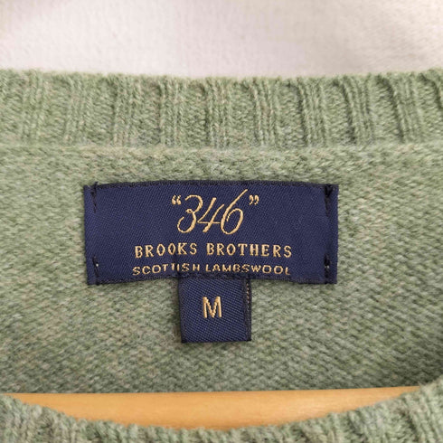 ブルックスブラザーズ 346 BROOKS BROTHERS ウール クルーネック ニット メンズ import:M