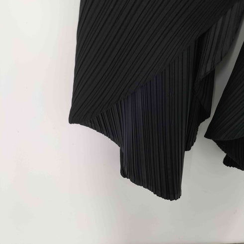 イッセイミヤケ ISSEY MIYAKE 1998AW 銀タグ バックスリット プリーツコート レディース JPN:L