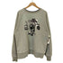 アベイシングエイプ A BATHING APE 00s 05aw bapesta ベイプスタ 両面プリント ダブルフェイス リバーシブルスウェット メンズ JPN:L
